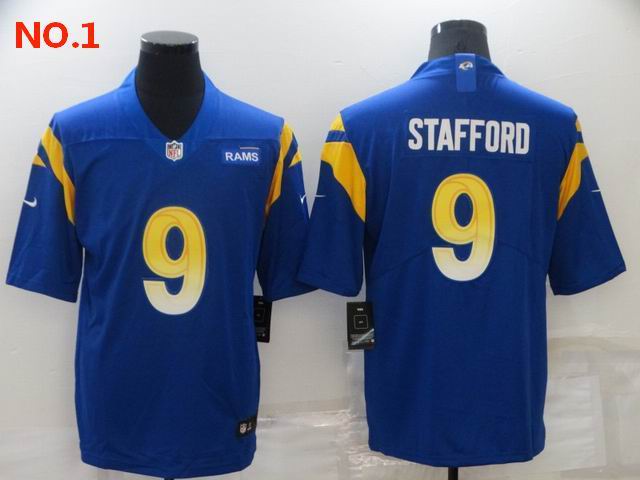 Men's Los Angeles Rams #9 Matthew Stafford Jerseys-16